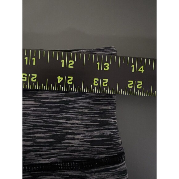 Lululemon Crop Blue And Gray Striped Leggings Size 6 - Picture 5 of 7